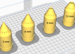 Hier alle vier Varianten 3,6,9,12 mm (v3,4,5,6)